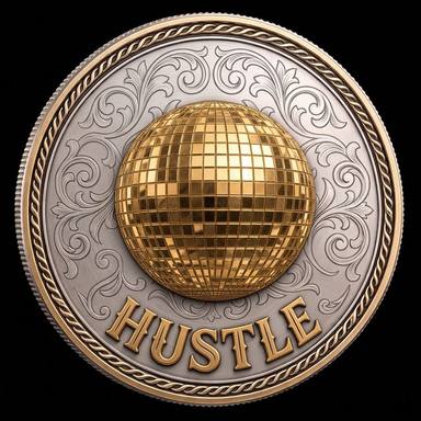 Hustle challenge coin